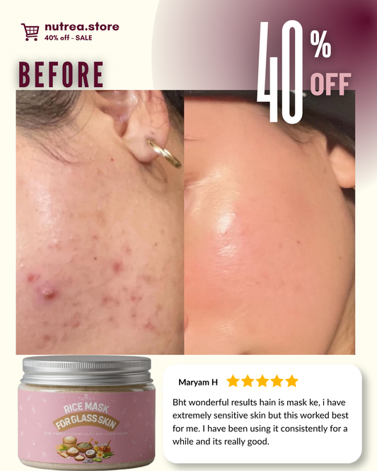 Rice Mask For Glass Skin and Acne