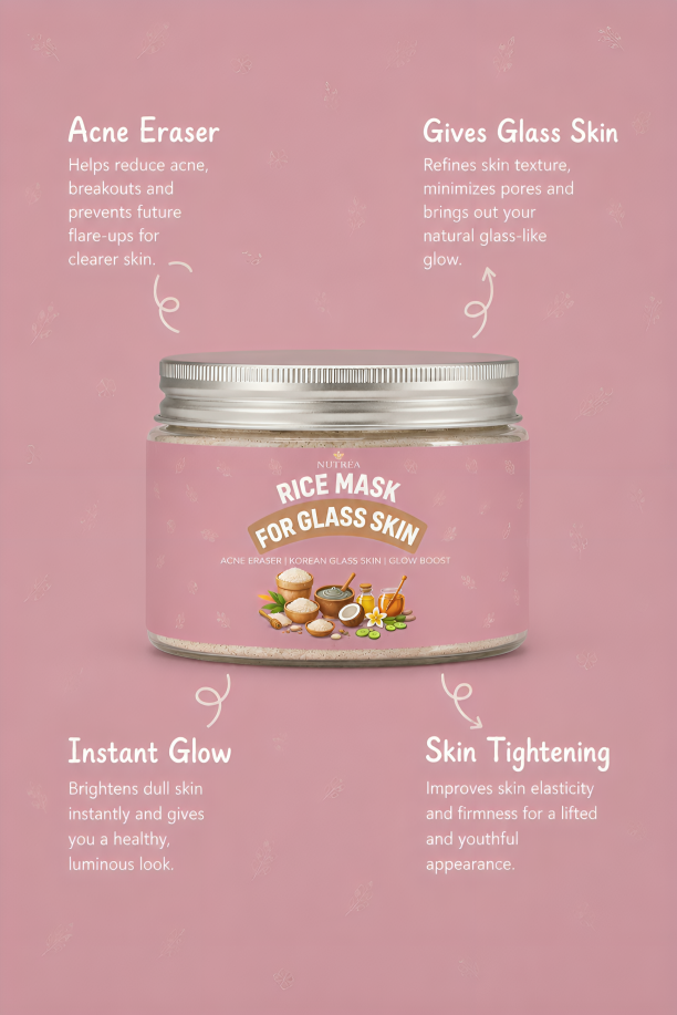 Rice Mask For Glass Skin and Acne