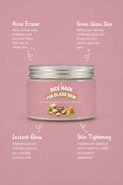 Rice Mask For Glass Skin and Acne
