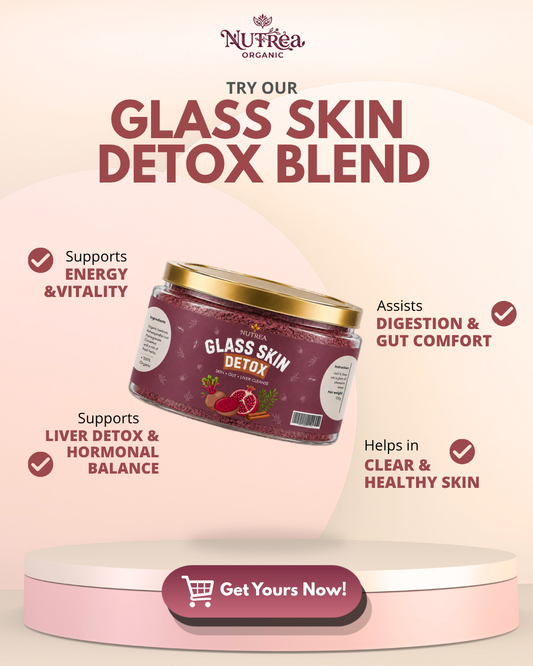 Detox Blend for Glass Skin, Liver & Gut- made with fresh Beetroot & Herbs.
